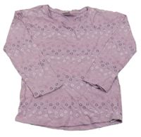 Lila tričko so srdiečkami Kiki&Koko