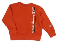 Červená mikina s logem Champion