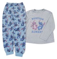 Světlemodré plyšové pyžamo - Stitch Primark
