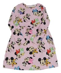 Ružové šaty s Minnie a Diasy H&M