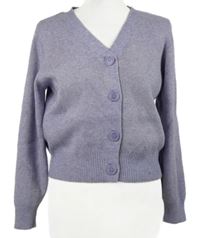 Dámský lila propínací svetr Vila 