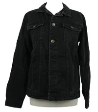 Pánská černá riflová bunda Brave Soul 