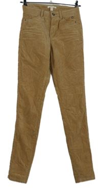 Dámské béžové manšestrové kalhoty Esprit vel. 34