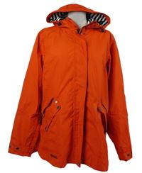 Dámska červená šušťáková jarná outdoorová parka s kapucňou Regatta