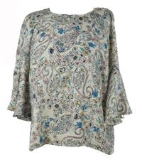 Dámksá bílo-barevná květovaná halenka Primark 