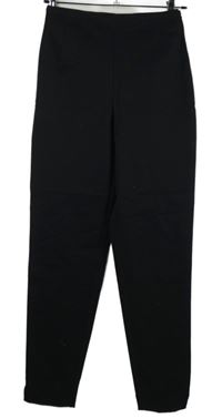 Dámské černé elastické kalhoty 