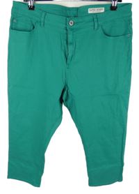 Dámské zelené skinny capri rifle M&S