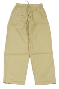 Béžové plátěné kalhoty H&M