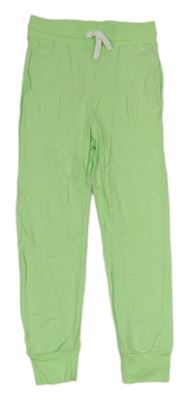 Neónově zelené ľahké tepláky H&M
