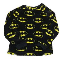 Čierna chlpatá mikina s Batmanem George