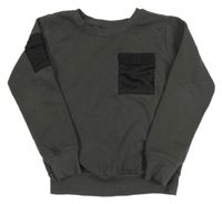 Sivá mikina s vreckom Y.F.K.