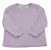 Fialová mikina s kvetinami Lily&Dan