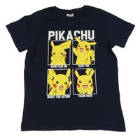 Tmavomodré tričko s Pokémonem 