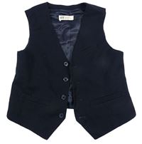 Tmavomodrá společenská vesta H&M