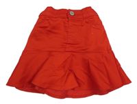 Červená plátenná sukňa LC WaIKIKI