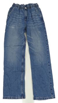 Modré paper bag rifle H&M