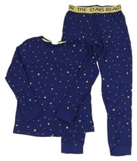 Tmavomodré pyžamo s hvězdami Lily & Dan