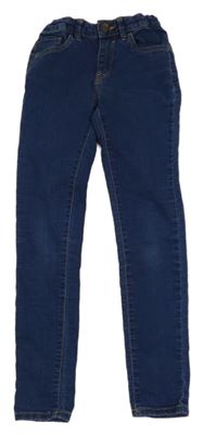 Modré teplákové skinny rifle C&A