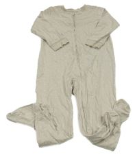 Béžový bodkovaná ý overal