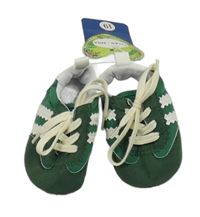 Nové - mavozelené cápačky s pruhy vel.19