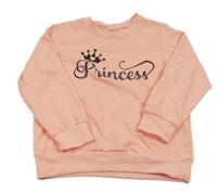 Ružová ľahká mikina s nápisom