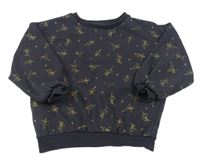Tmavosivá oversize mikina s baletkami F&F