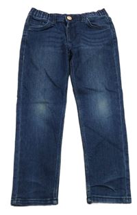 Tmavomodré straight rifle H&M