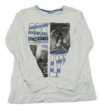 Bílé triko s potiskem C&A