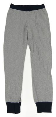 Šedo-tmavomodré pyžamové kalhoty Sanetta 