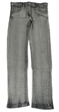 Šedé rifle s kamínky Geox