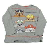 Sivé tričko s Paw Patrol Nickelodeon