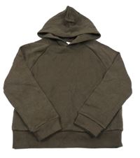 Hnedý sveter s kapucňou Tchibo