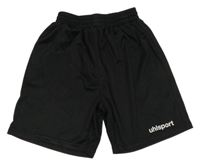 Černé sportovní kraťasy s logem UhlSport 