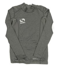 Sivé melírované funkčné spodné tričko s logom Sondico