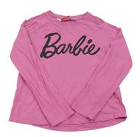 Růžové triko Barbie