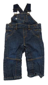 Tmavomodré laclové rifle Kiabi