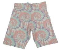 Barevné batikované elastické kraťasy Primark