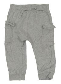 Sivé melírované cargo tepláky Nutmeg