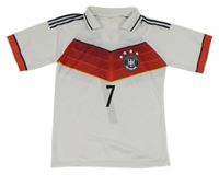 Bílo-červený fotbalový dres Deutschland 