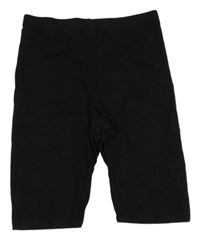 Černé elastické kraťasy H&M