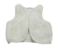 Bílé chlupaté bolérko Ergee