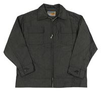 Černošedá bunda s límečkem PROGRRESS