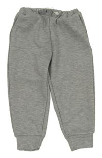 Sivé melírované tepláky SHEIN