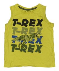 Citronové tielko s T-Rexem OVS