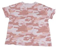 Ružové army tričko s číslom M&S