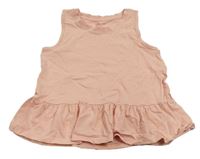 Ružový crop top Tu
