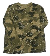 Army skvrnité triko Primark