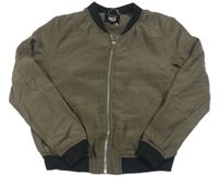 Khaki šusťákový podzimní bomber New Look