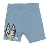 Modré elastické kraťasy s Bluey Next