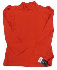 Nové - Červené tričko so stojačikom Dunnes